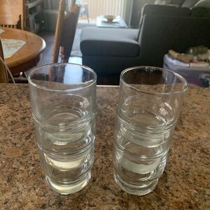 NWOT 6 Small Vintage Round Clear Fruit/Dessert Bowl on Pedestal